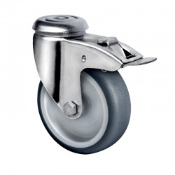 Roulette Inox Pivotante A...