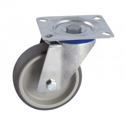 Roulette Inox Pivotante,...