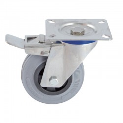 Roulette Inox Pivotante A...