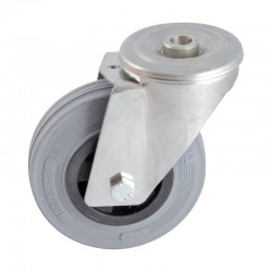 Roulette Inox Pivotante,...