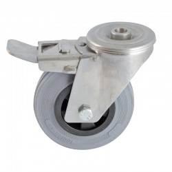 Roulette Inox Pivotante A...