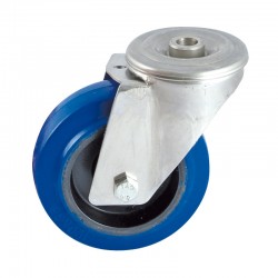 Roulette Inox Pivotante,...