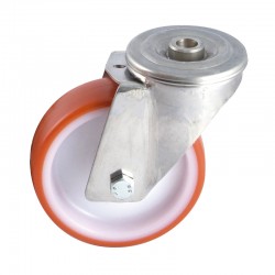 Roulette Inox Pivotante,...