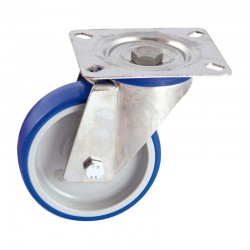 Roulette Inox Pivotante,...