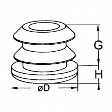 Embout Plastique Entrant Pour Tube Diametre 60